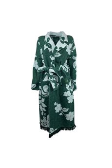 GREEN PATTERNED COAT FOR WOMEN DENNY ROSE A/I DENNY ROSE | 221DD300112